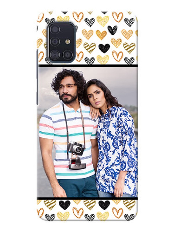 Custom Galaxy A51 Personalized Mobile Cases: Love Symbol Design