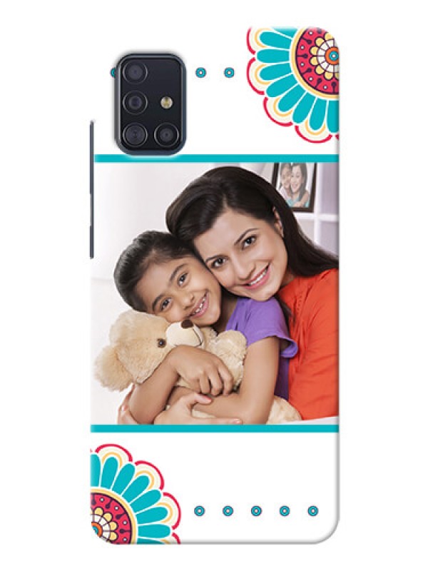 Custom Galaxy A51 custom mobile phone cases: Flower Design