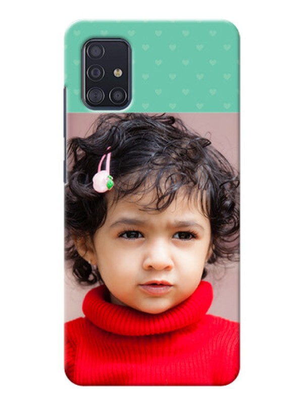 Custom Galaxy A51 mobile cases online: Lovers Picture Design