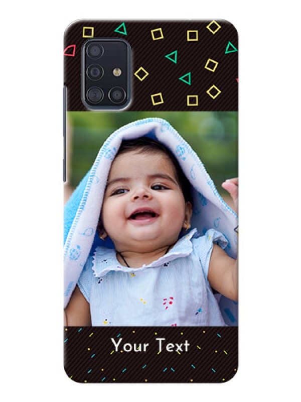 Custom Galaxy A51 custom mobile cases with confetti birthday design