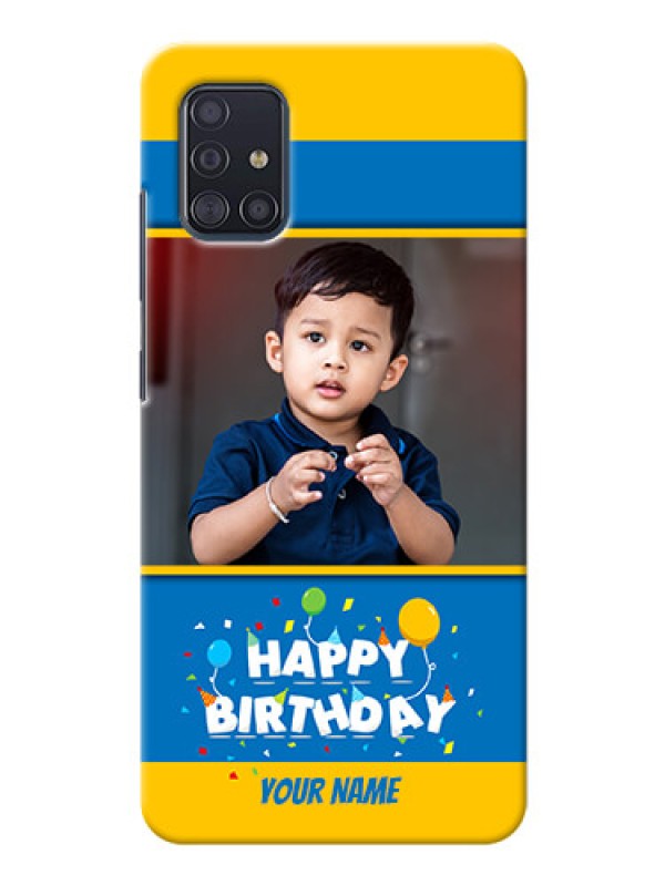 Custom Galaxy A51 Mobile Back Covers Online: Birthday Wishes Design