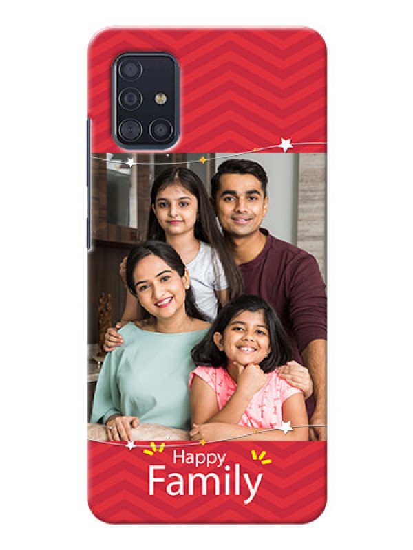 Custom Galaxy A51 customized phone cases: Happy Family Design