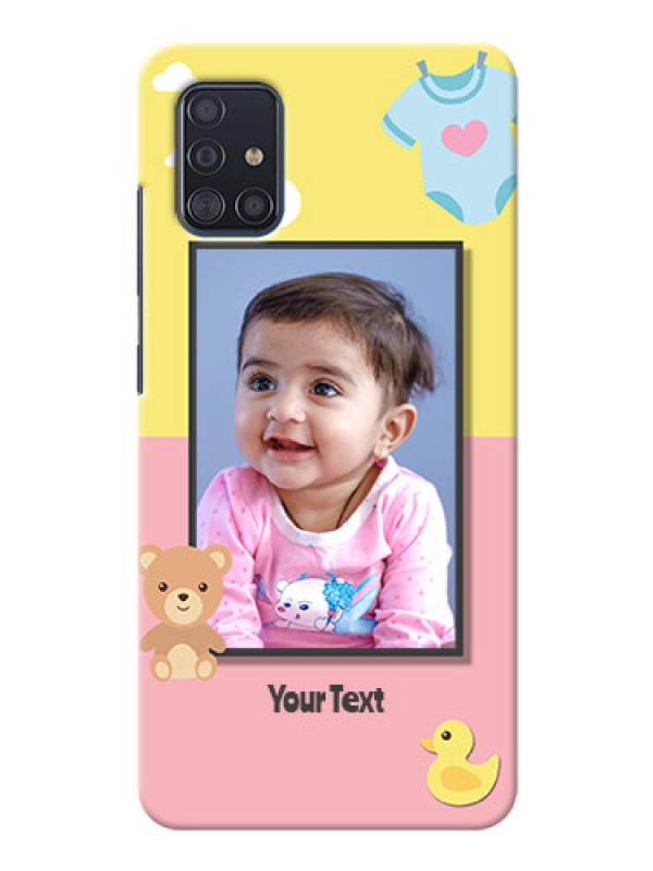 Custom Galaxy A51 Back Covers: Kids 2 Color Design