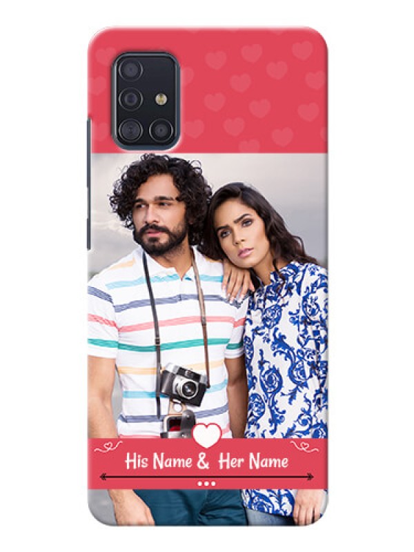 Custom Galaxy A51 Mobile Cases: Simple Love Design