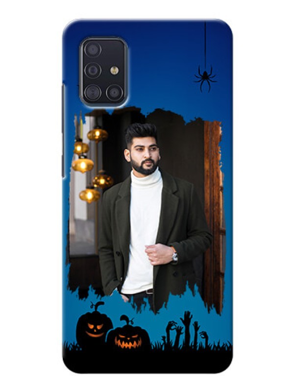 Custom Galaxy A51 mobile cases online with pro Halloween design 