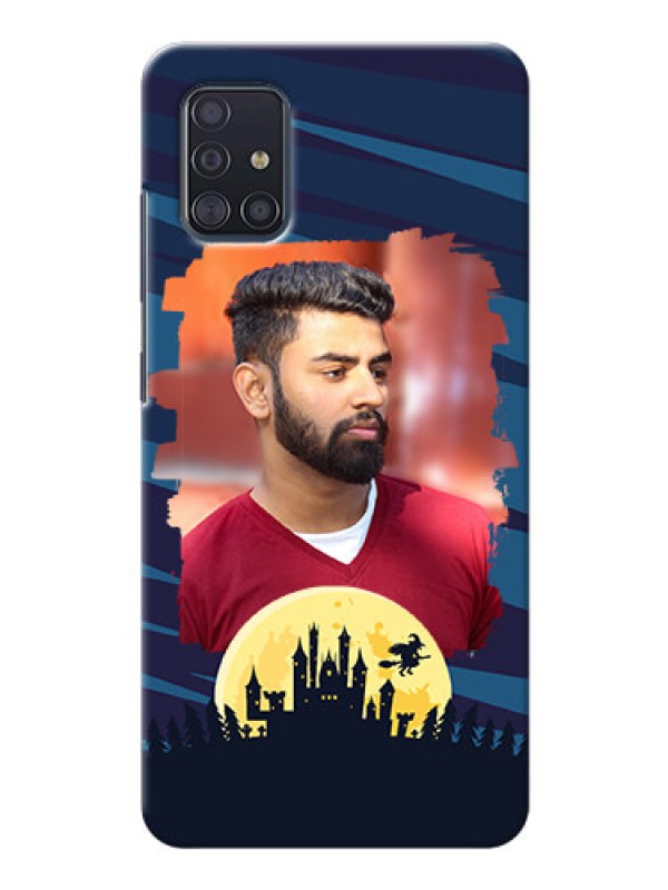 Custom Galaxy A51 Back Covers: Halloween Witch Design 