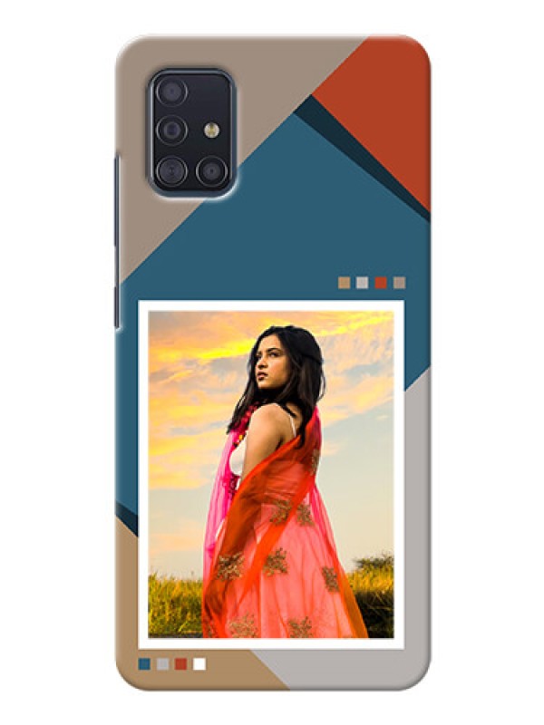 Custom Galaxy A51 Mobile Back Covers: Retro color pallet Design