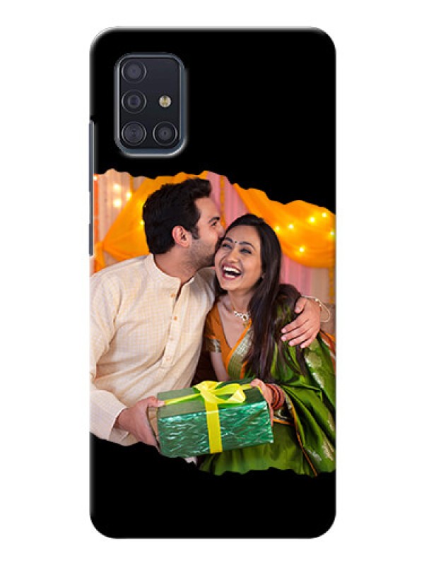 Custom Galaxy A51 Custom Phone Covers: Tear-off Design