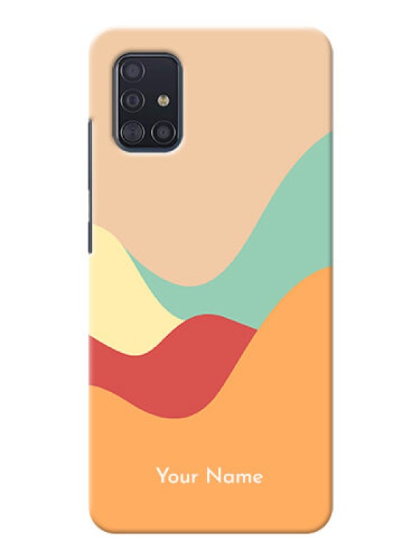 Custom Galaxy A51 Custom Mobile Case with Ocean Waves Multi-colour Design