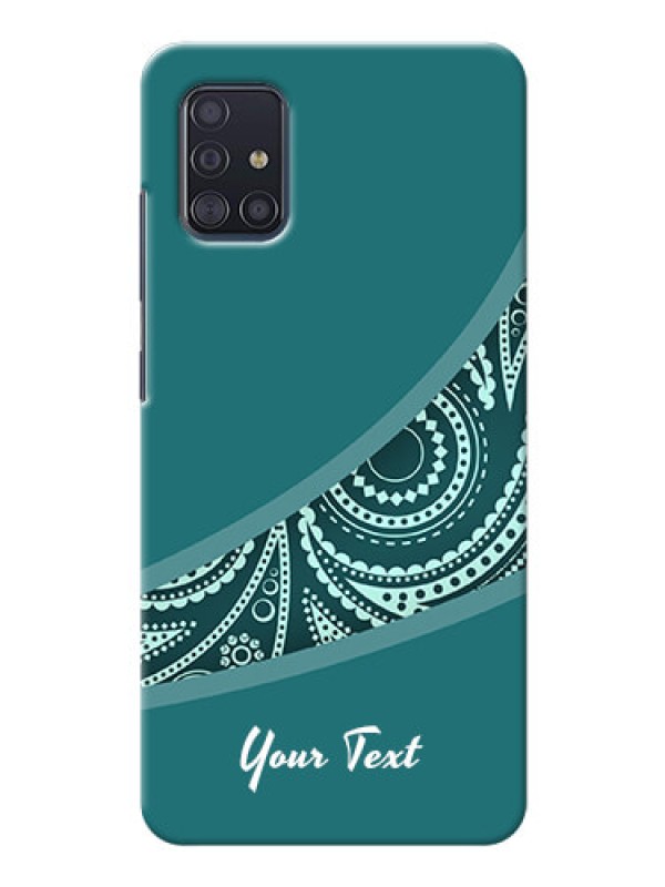 Custom Galaxy A51 Custom Phone Covers: semi visible floral Design