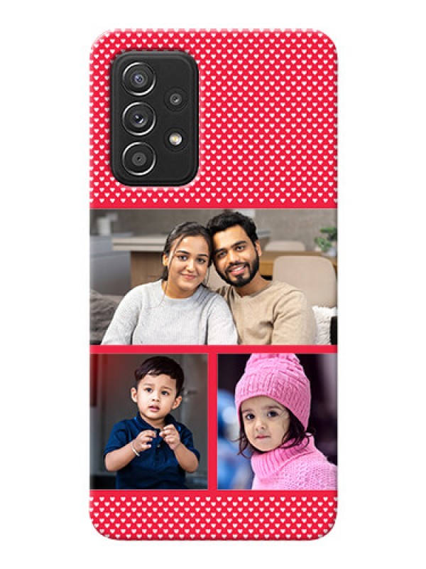 Custom Galaxy A52 4G mobile back covers online: Bulk Pic Upload Design