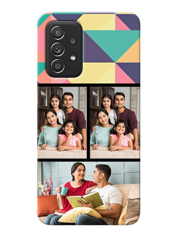 Custom Galaxy A52 4G personalised phone covers: Bulk Pic Upload Design