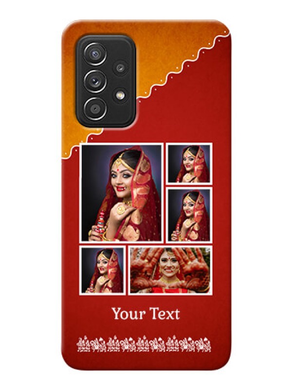 Custom Galaxy A52 4G customized phone cases: Wedding Pic Upload Design