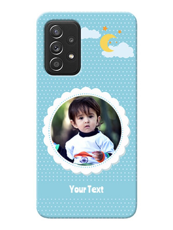 Custom Galaxy A52 4G mobile cases online: violet Pattern Design