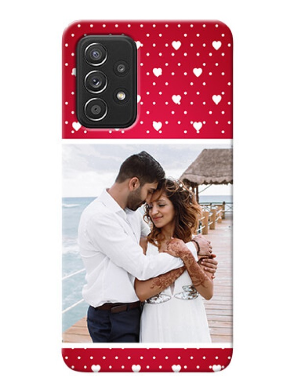 Custom Galaxy A52 4G custom back covers: Hearts Mobile Case Design