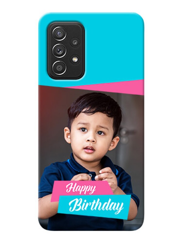 Custom Galaxy A52 4G Mobile Covers: Image Holder with 2 Color Design