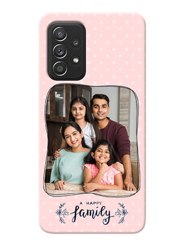 Custom Galaxy A52 4G Personalized Phone Cases: Family with Dots Design