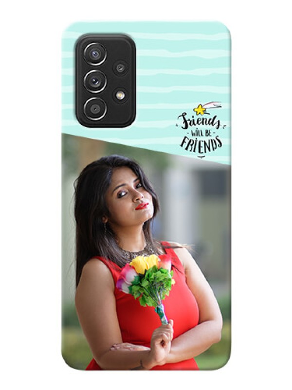 Custom Galaxy A52 4G Mobile Back Covers: Friends Picture Icon Design