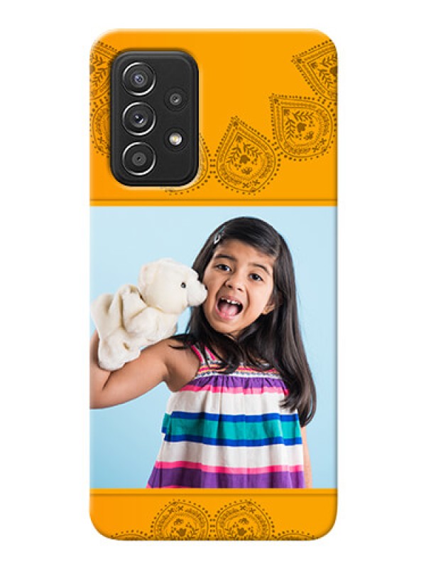 Custom Galaxy A52 4G custom mobile back covers: Photo Wedding Design 