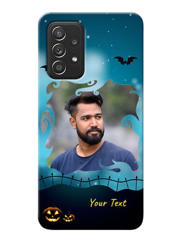 Custom Galaxy A52 4G Personalised Phone Cases: Halloween frame design