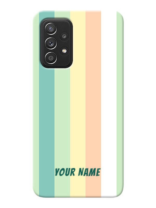 Custom Galaxy A52 Back Covers: Multi-colour Stripes Design