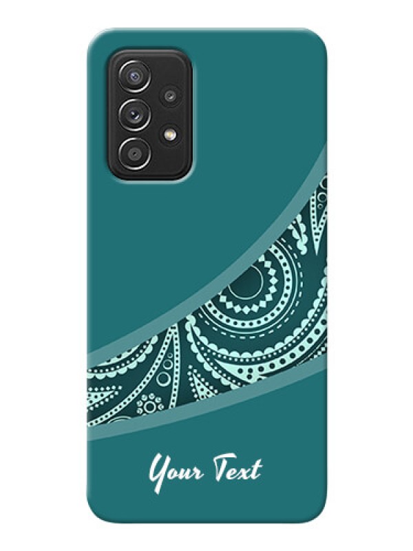 Custom Galaxy A52 Custom Phone Covers: semi visible floral Design