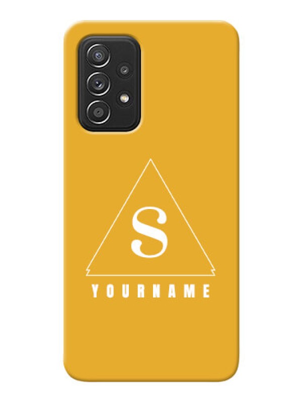 Custom Galaxy A52 Custom Mobile Case with simple triangle Design