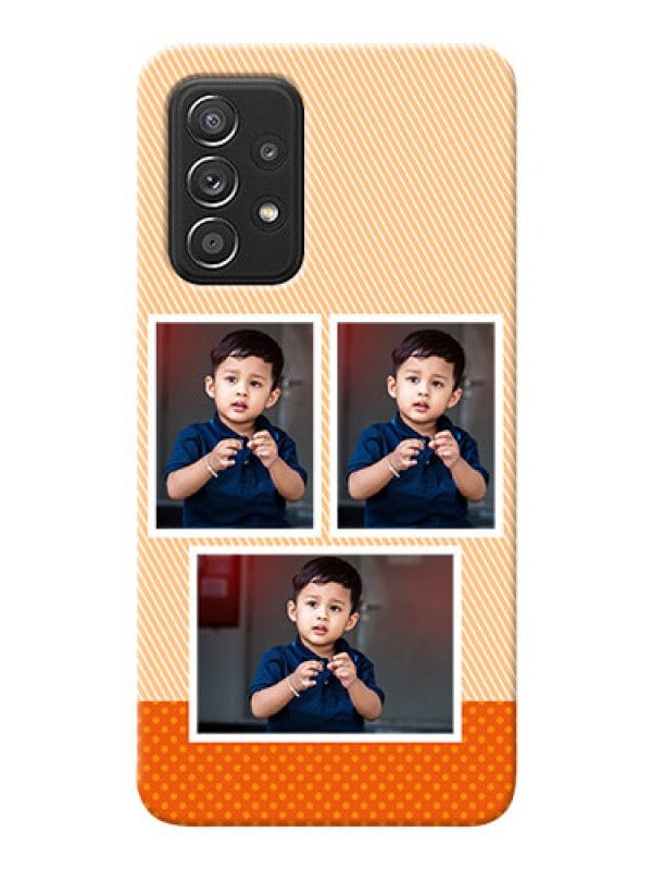 Custom Galaxy A52s 5G Mobile Back Covers: Bulk Photos Upload Design