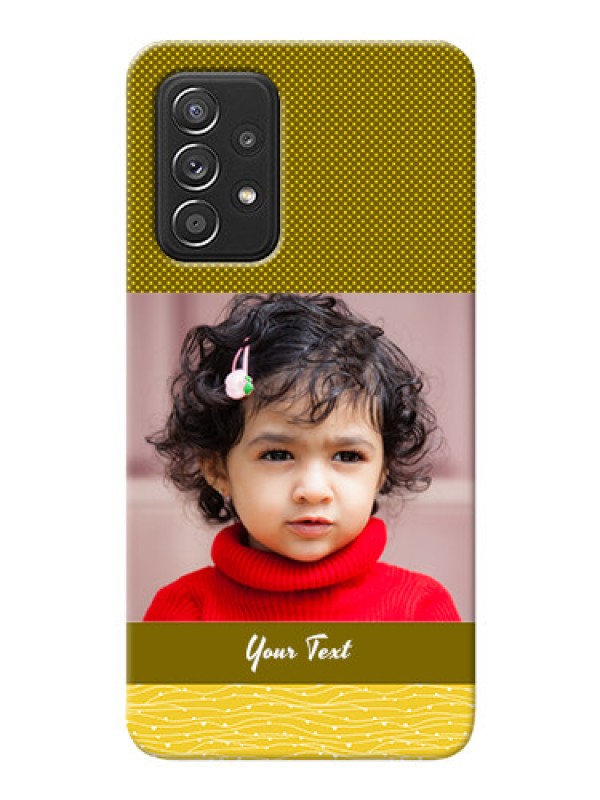 Custom Galaxy A52s 5G custom mobile back covers: Simple Green Color Design