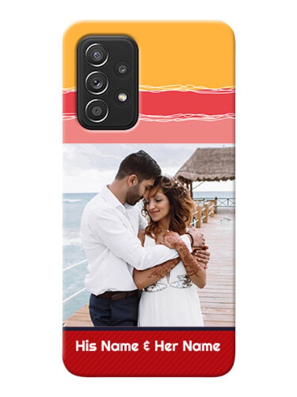 Custom Galaxy A52s 5G custom mobile phone covers: Colorful Case Design