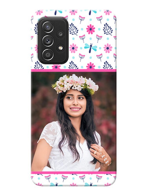 Custom Galaxy A52s 5G Mobile Covers: Colorful Flower Design