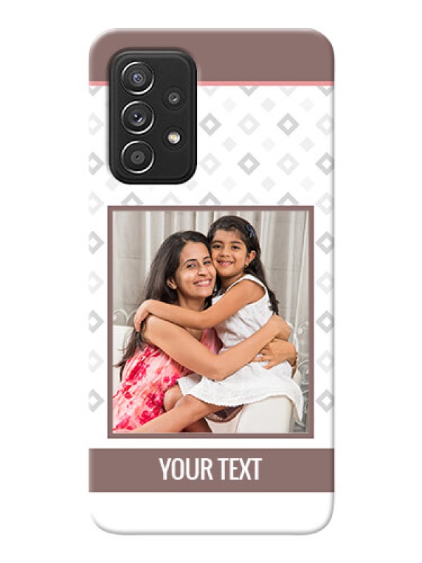 Custom Galaxy A52s 5G custom back covers: Simple Diamond Design