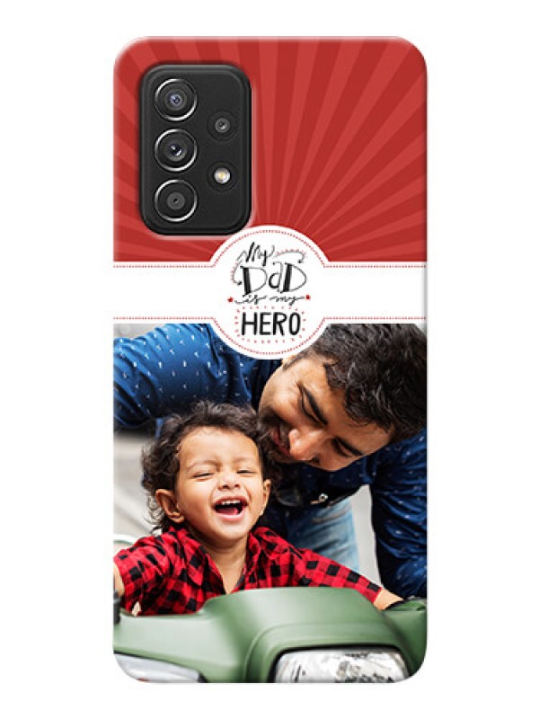 Custom Galaxy A52s 5G custom mobile phone cases: My Dad Hero Design
