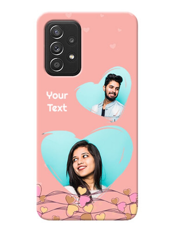 Custom Galaxy A52s 5G customized phone cases: Love Doodle Design