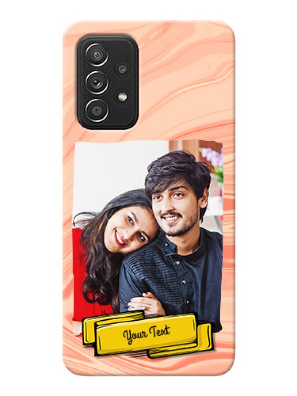 Custom Galaxy A52s 5G Customized Phone Cases: Marble Texture Design