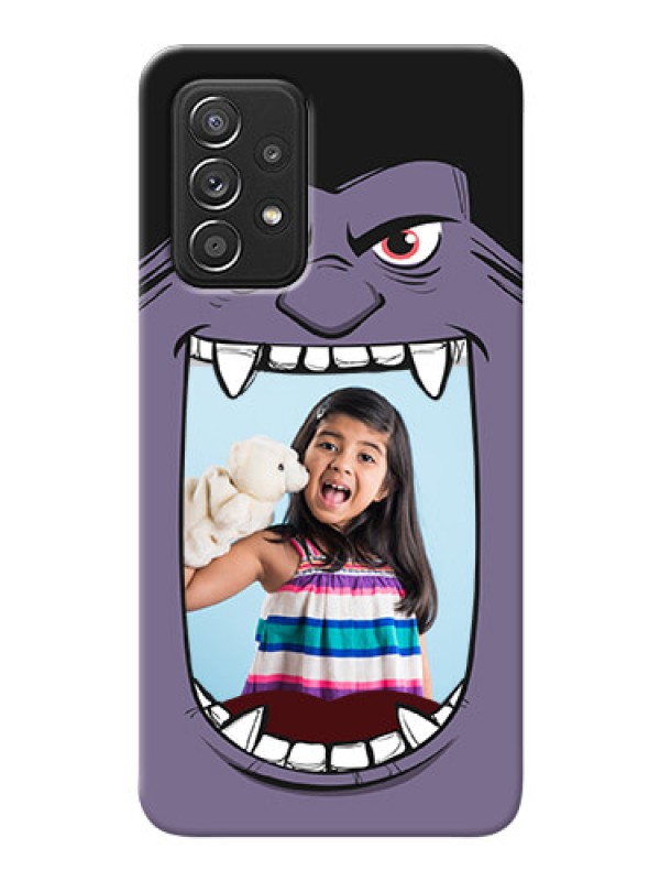 Custom Galaxy A52s 5G Personalised Phone Covers: Angry Monster Design