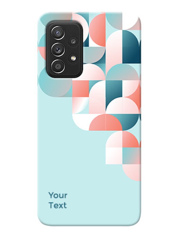 Custom Galaxy A52S 5G Back Covers: Stylish Semi-circle Pattern Design