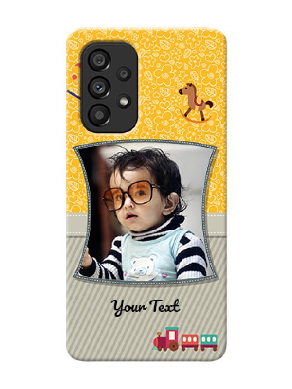 Custom Galaxy A53 5G Mobile Cases Online: Baby Picture Upload Design