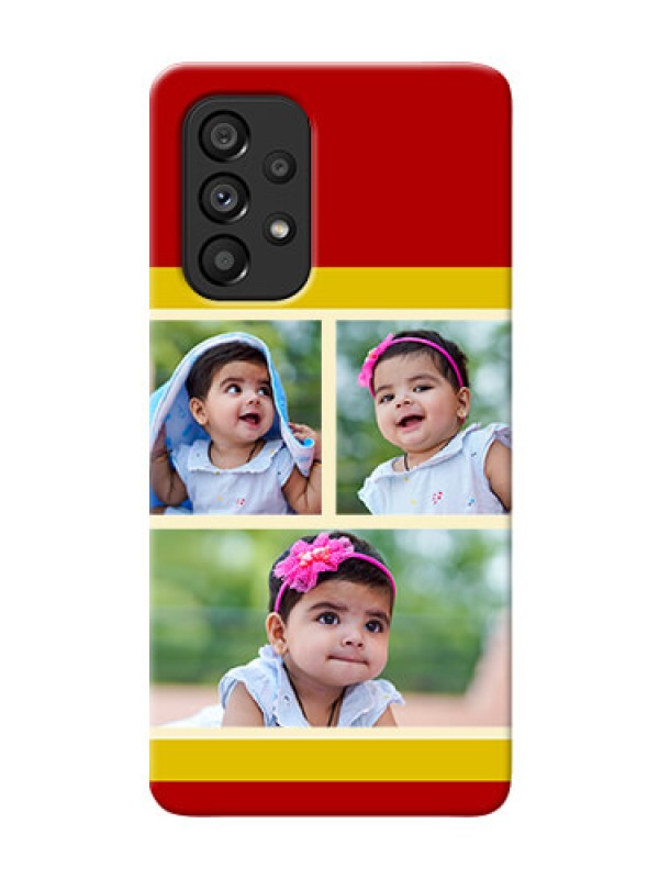 Custom Galaxy A53 5G mobile phone cases: Multiple Pic Upload Design