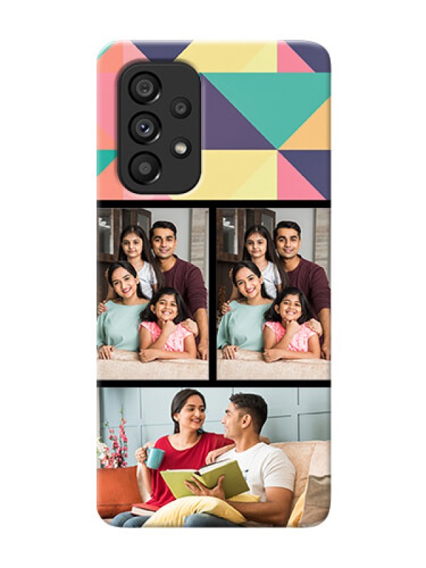 Custom Galaxy A53 5G personalised phone covers: Bulk Pic Upload Design