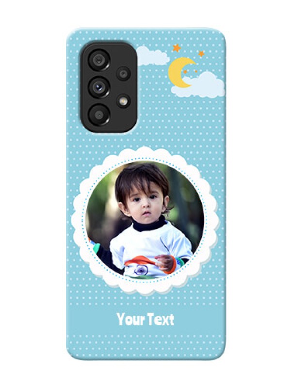 Custom Galaxy A53 5G mobile cases online: violet Pattern Design