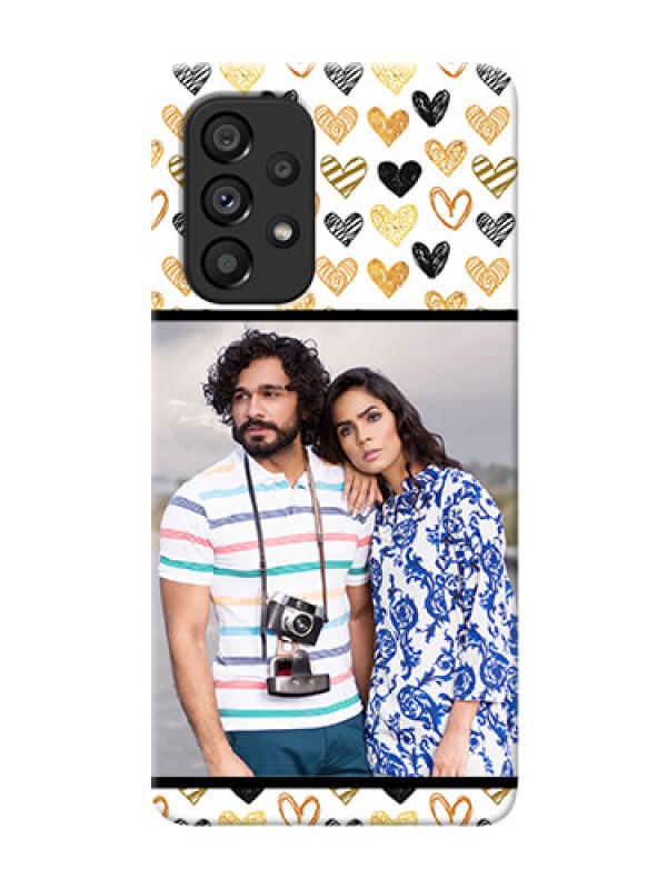 Custom Galaxy A53 5G Personalized Mobile Cases: Love Symbol Design