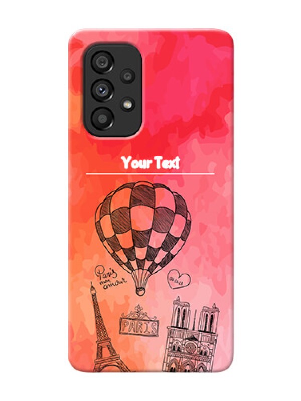 Custom Galaxy A53 5G Personalized Mobile Covers: Paris Theme Design