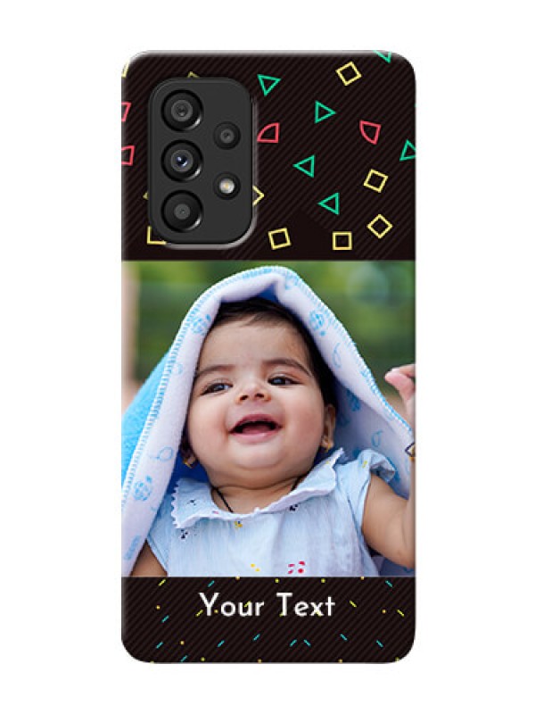 Custom Galaxy A53 5G custom mobile cases with confetti birthday design