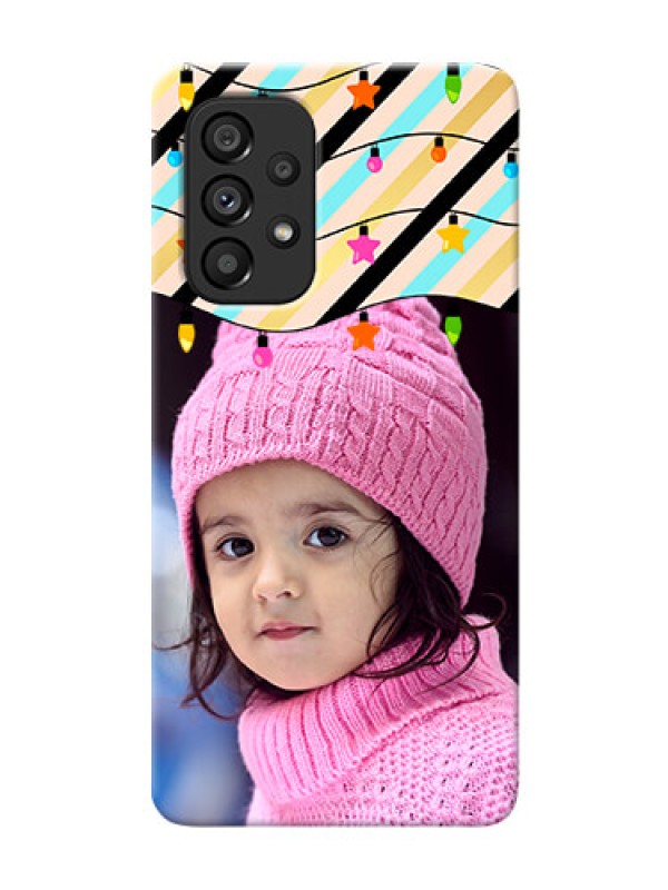 Custom Galaxy A53 5G Personalized Mobile Covers: Lights Hanging Design