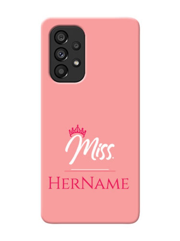 Custom Galaxy A53 5G Custom Phone Case Mrs with Name