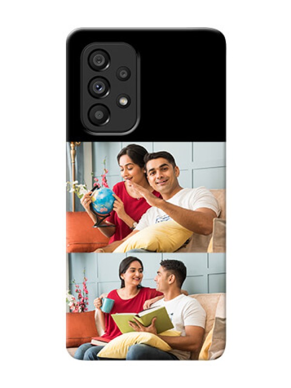 Custom Galaxy A53 5G 2 Images on Phone Cover