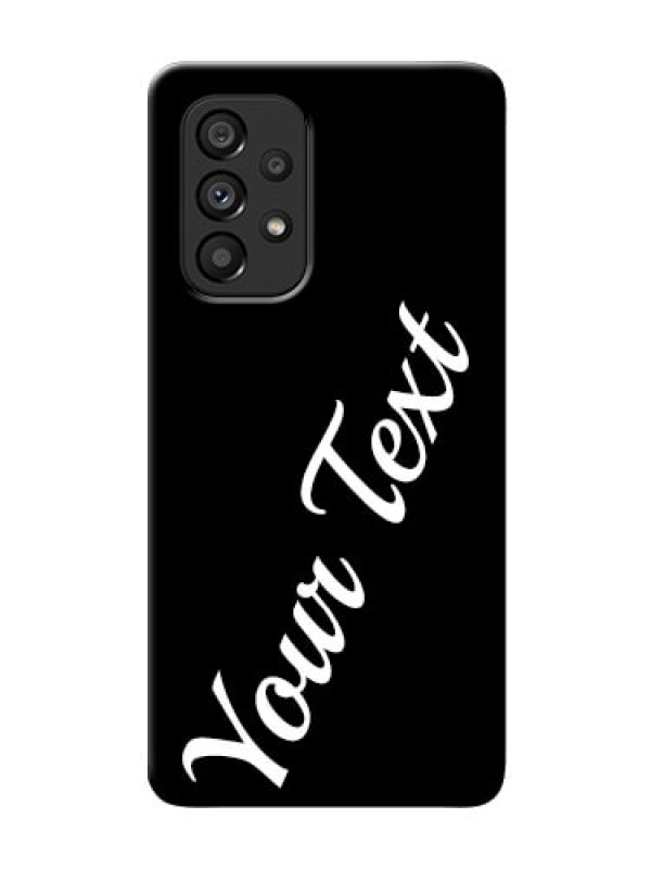Custom Galaxy A53 5G Custom Mobile Cover with Your Name