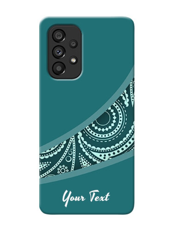 Custom Galaxy A53 5G Custom Phone Covers: semi visible floral Design