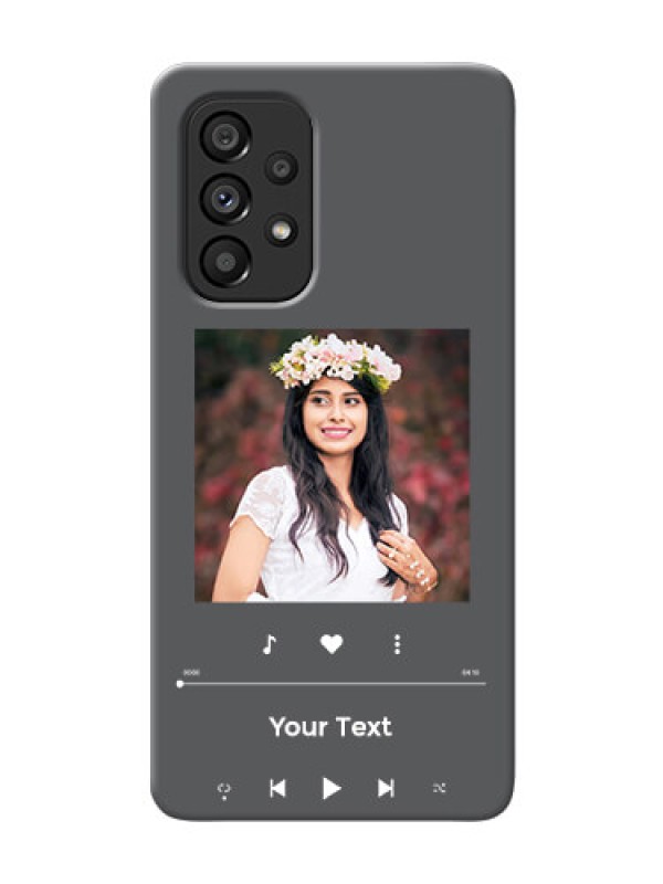 Custom Galaxy A53 5G Custom Mobile Case with Play The Music Design